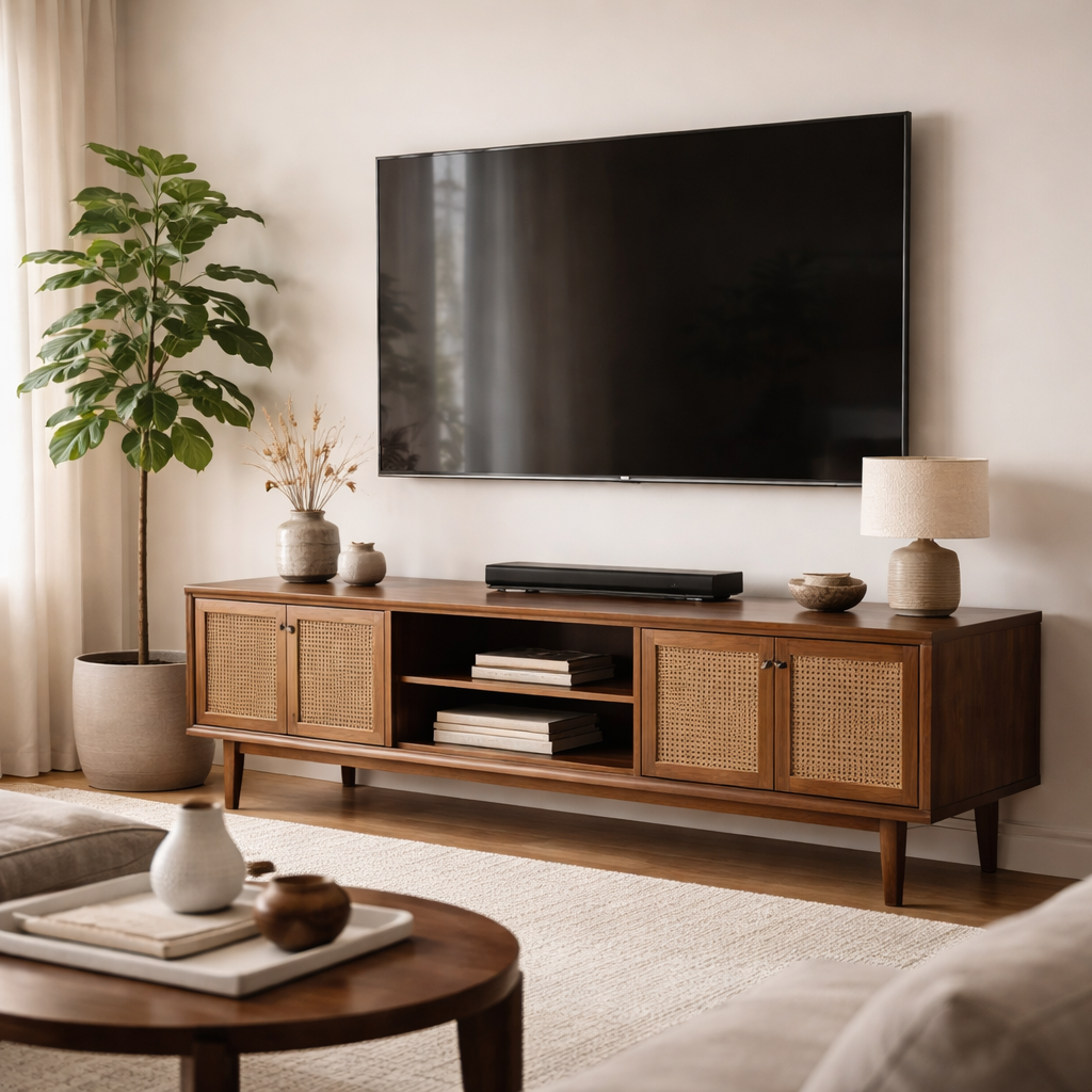 OakWood Originals TV-meubel hangend Notting Hill - Walnoothout