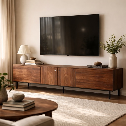 Maison Belle TV-meubel Copenhagen - Walnoothout