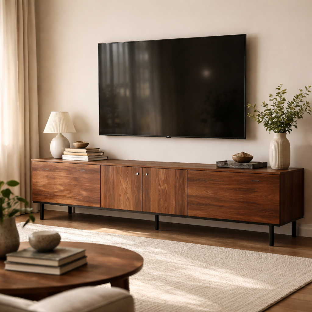 Maison Belle TV-meubel Copenhagen - Walnoothout