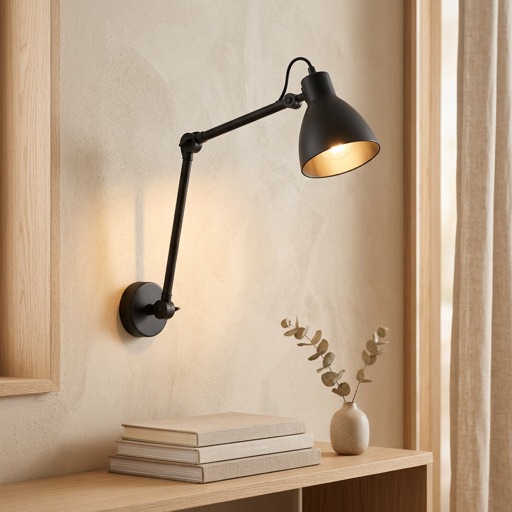 Urban Loft Wandlamp Bergen - Zwart