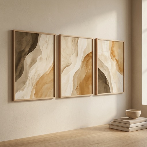 Nordic Living Poster set Oslo - Beige